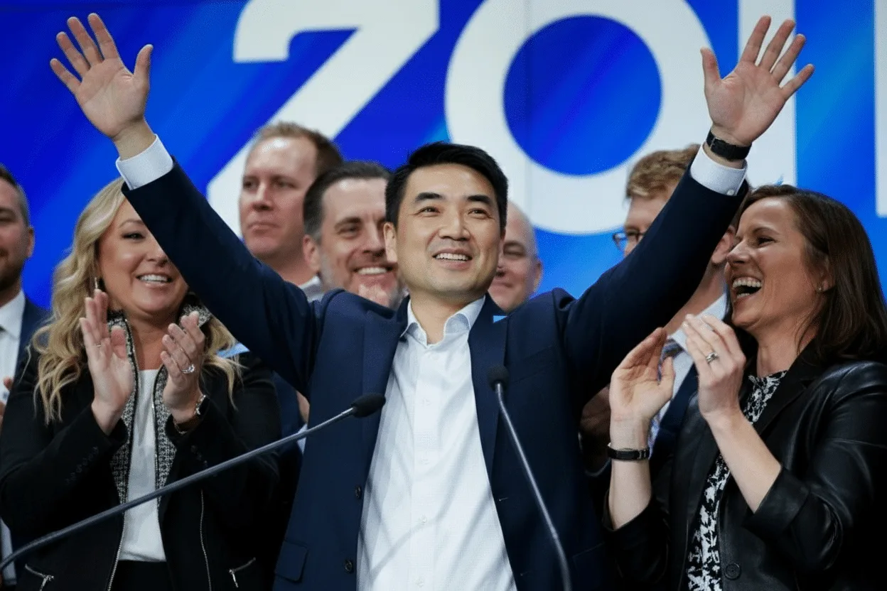 Eric Yuan și Santi Subotovsky discută despre realizările obținute în urma lansării primului lor produs de succes