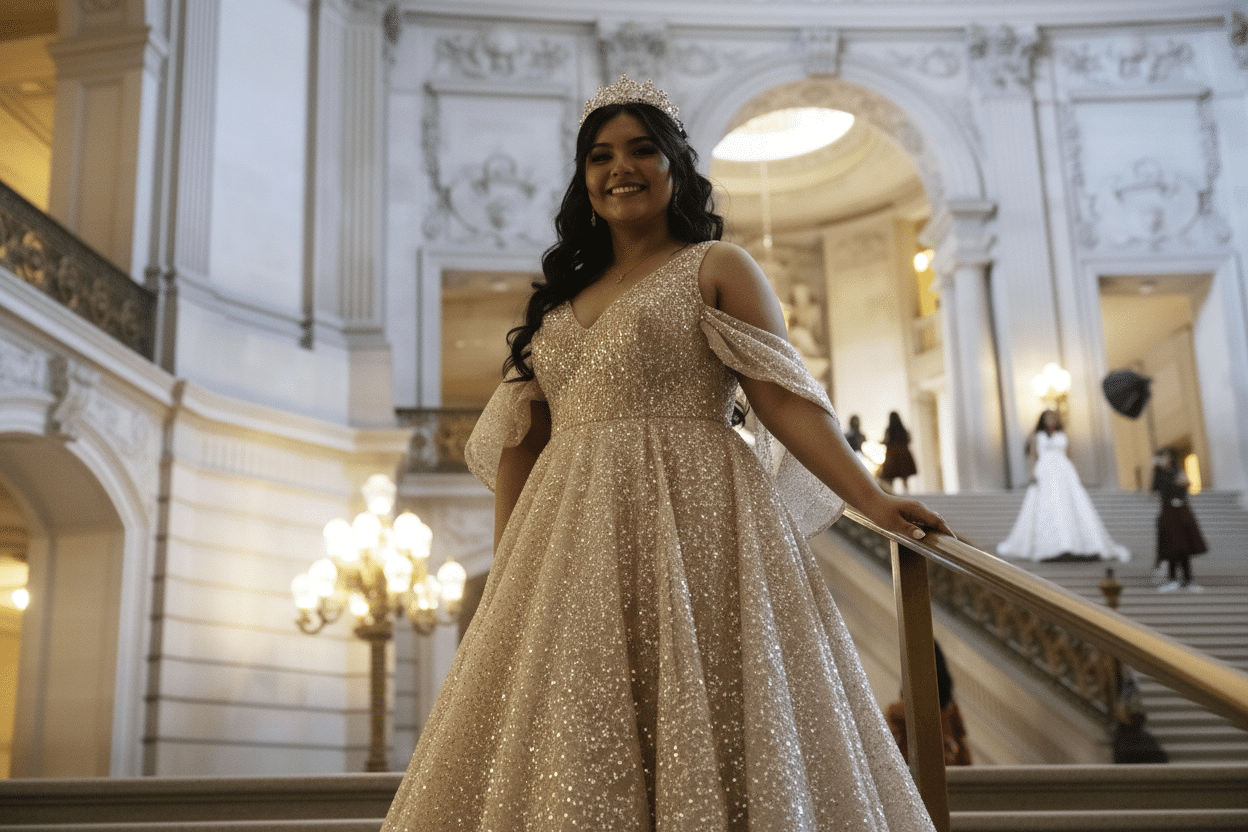 Primăria din San Francisco, un cadru de vis pentru fotografiile de quinceañera