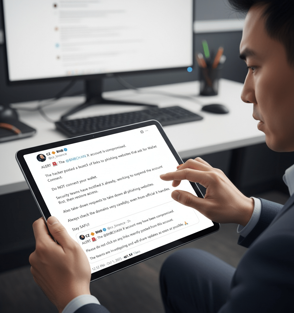 Contul oficial BNB Chain de pe X a fost atacat și compromis