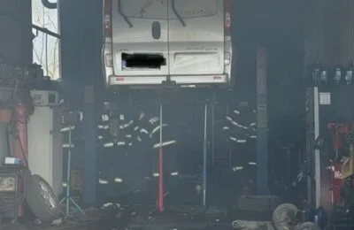 Incendiu la o vulcanizare din Gara Berheci: Trei victime cu arsuri