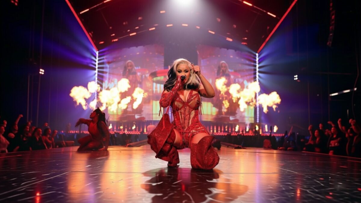 Cardi B costum Rey Ortiz