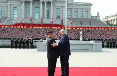 Kim Jong Un și Lukașenko semnează tratat de cooperare la Phenian