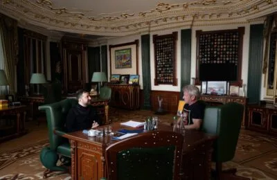 Sean Penn, IronOscar din Ucraina, după ce a lipsit de la gala din LA