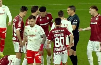 Rapid contestă arbitrajul lui Kovacs, deși a învins Dinamo