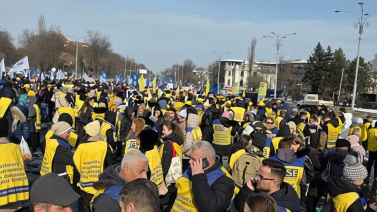 proteste sindicate educație