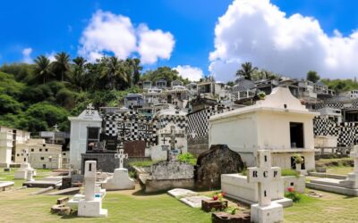 Cimitirul Morne-à-l’Eau din Caraibe, replică a Săpânței, atrage turiști
