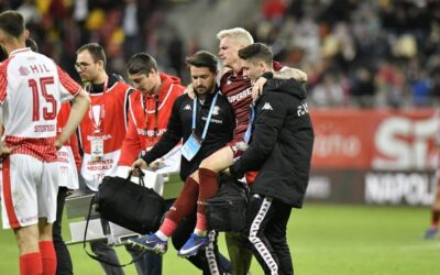 Rapid: Claudiu Petrila, out tot sezonul după accidentarea cu Dinamo