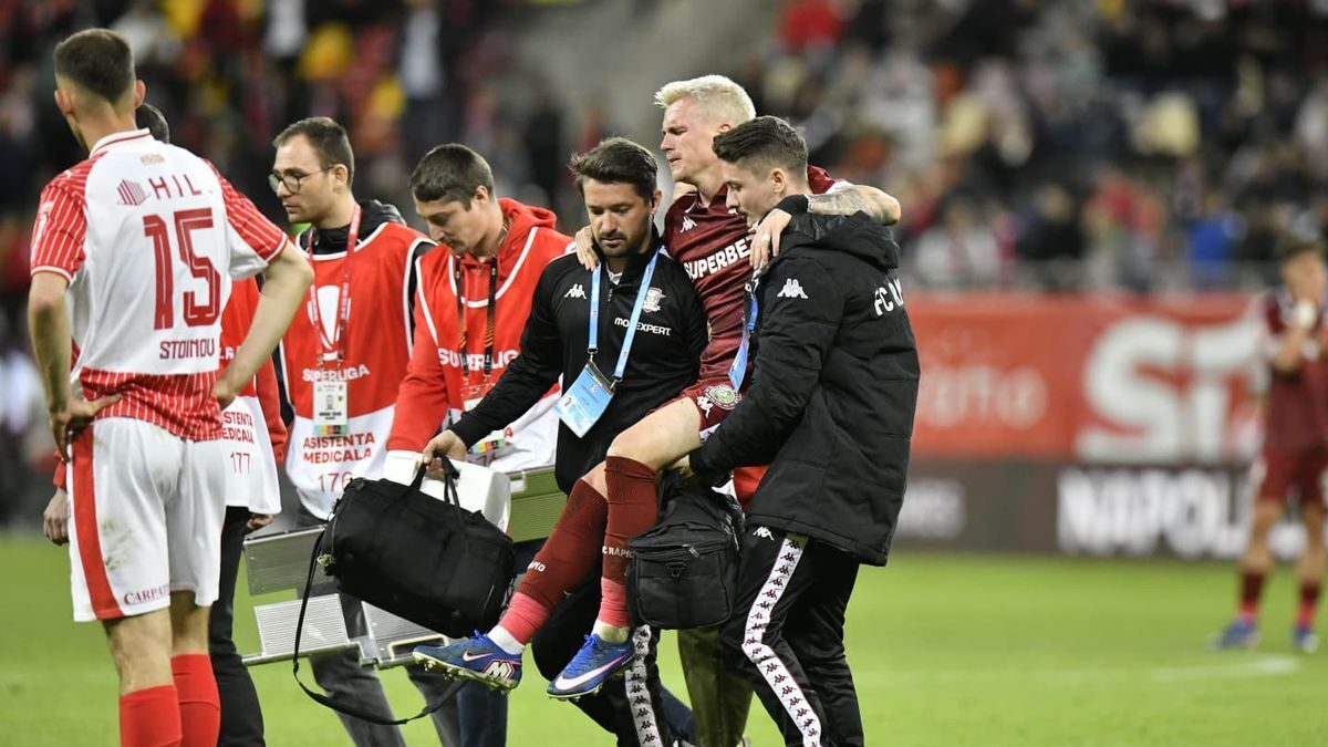 Claudiu Petrila accidentare