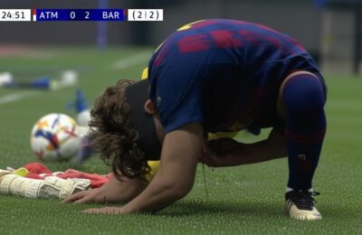 Fermin Lopez, accidentat grav în Liga Campionilor. Imagini șocante