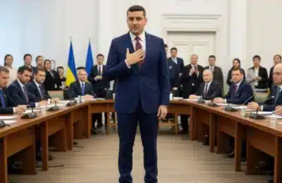 George Simion, apariție la hotelul unde PSD discută guvernarea