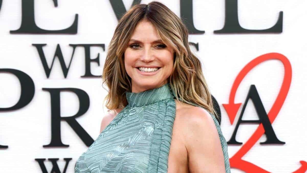 Heidi Klum rochie