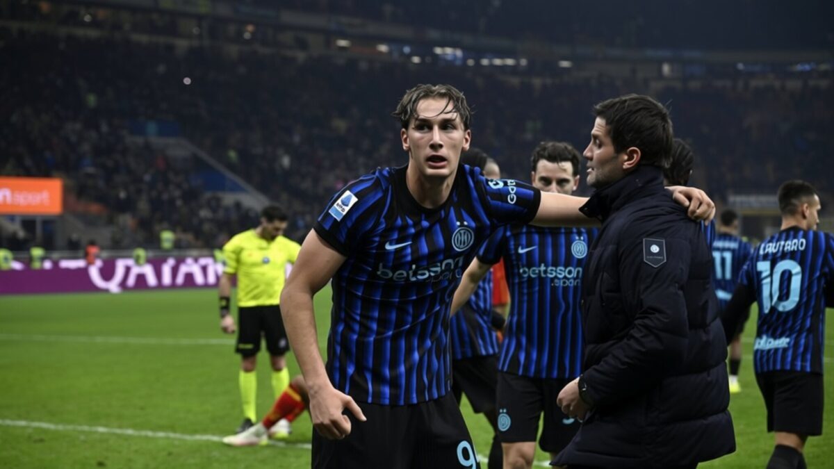Pio Esposito, atacantul Inter, despre relația cu Cristi Chivu
