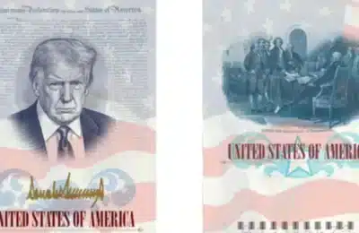 Pașapoartele SUA vor avea chipul lui Donald Trump