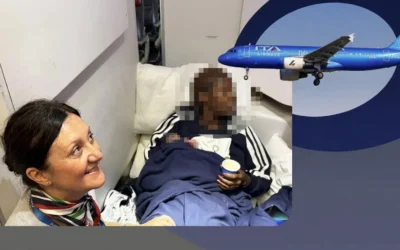 Nastere neasteptata in avionul spre Roma. Ce s-a intamplat la o ora de la decolare