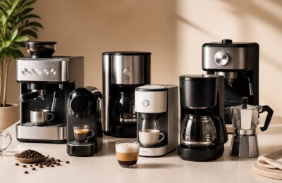 7 espressoare și cafetiere pentru acasă cu prețuri între 69,99 lei și 1.714,99 lei