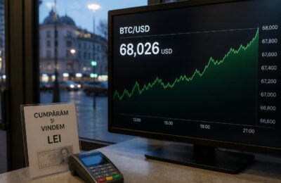 Bitcoin depășește 68.000 de dolari după o decizie a Trezoreriei SUA