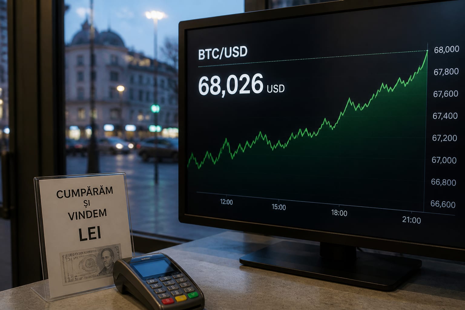 Bitcoin depășește 68.000 de dolari după o decizie a Trezoreriei SUA