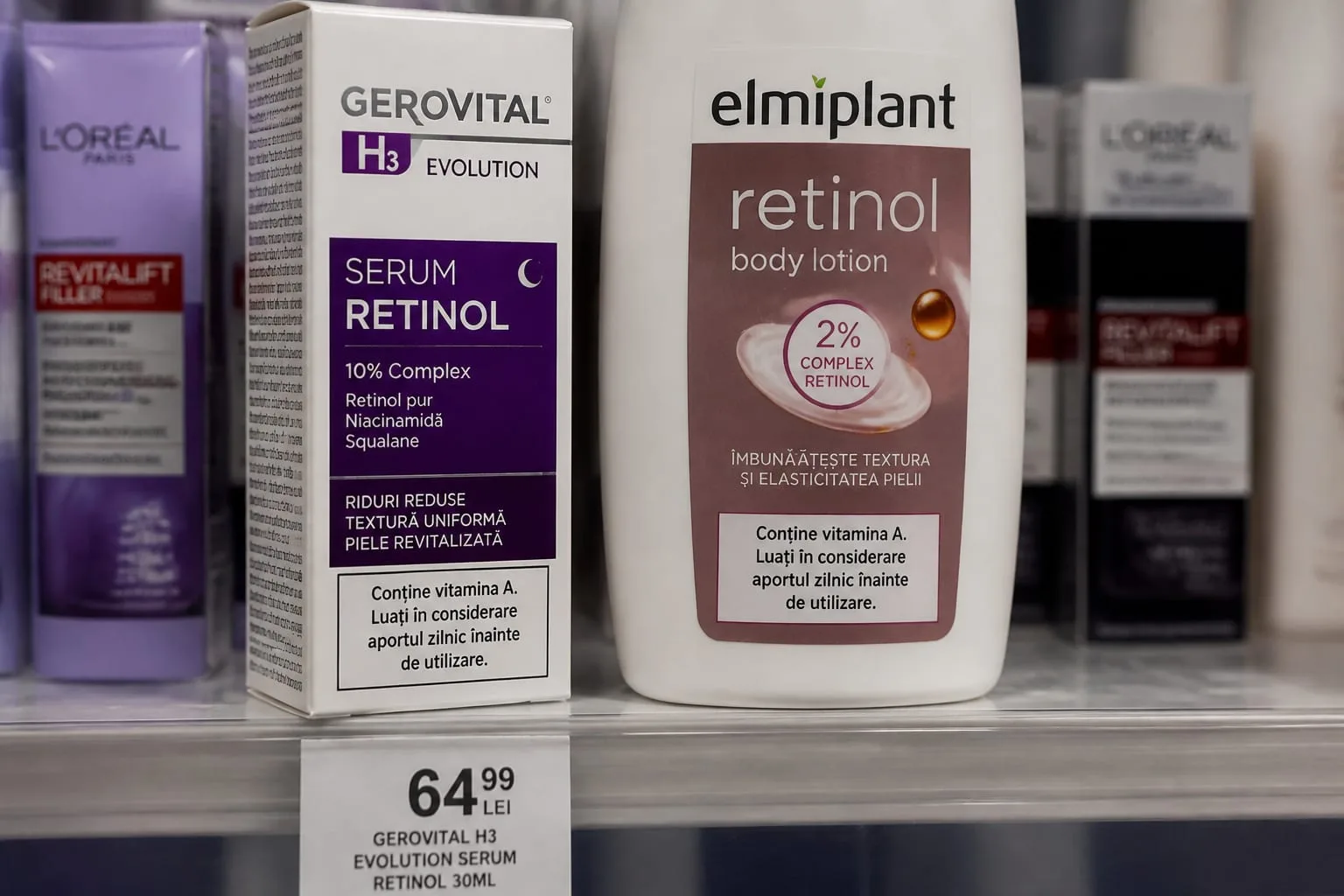 Cosmeticele cu retinol au noi limite de concentrație în Uniunea Europeană