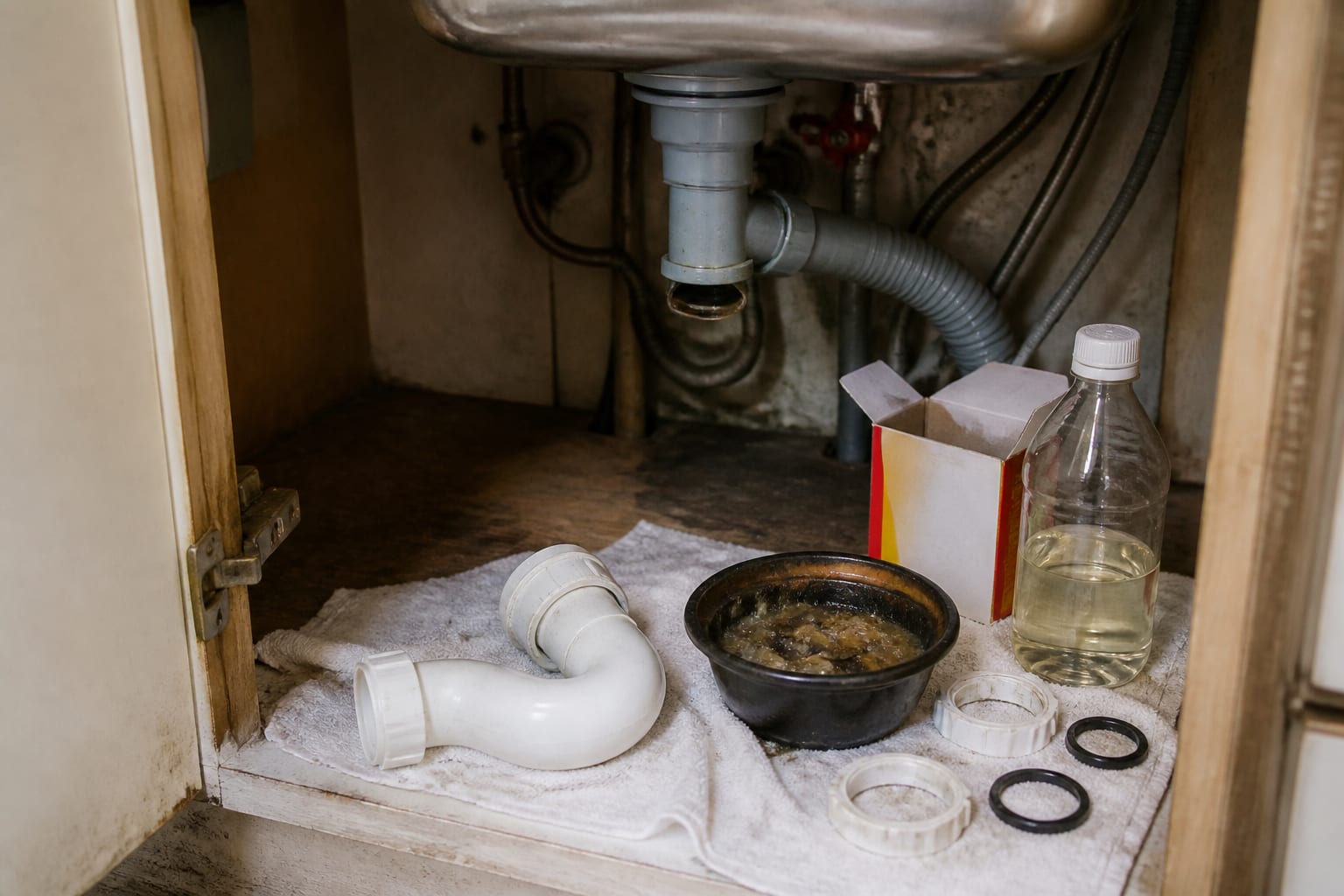 Ghid pentru curățarea sifonului de la chiuvetă în 30 de minute fără instalator