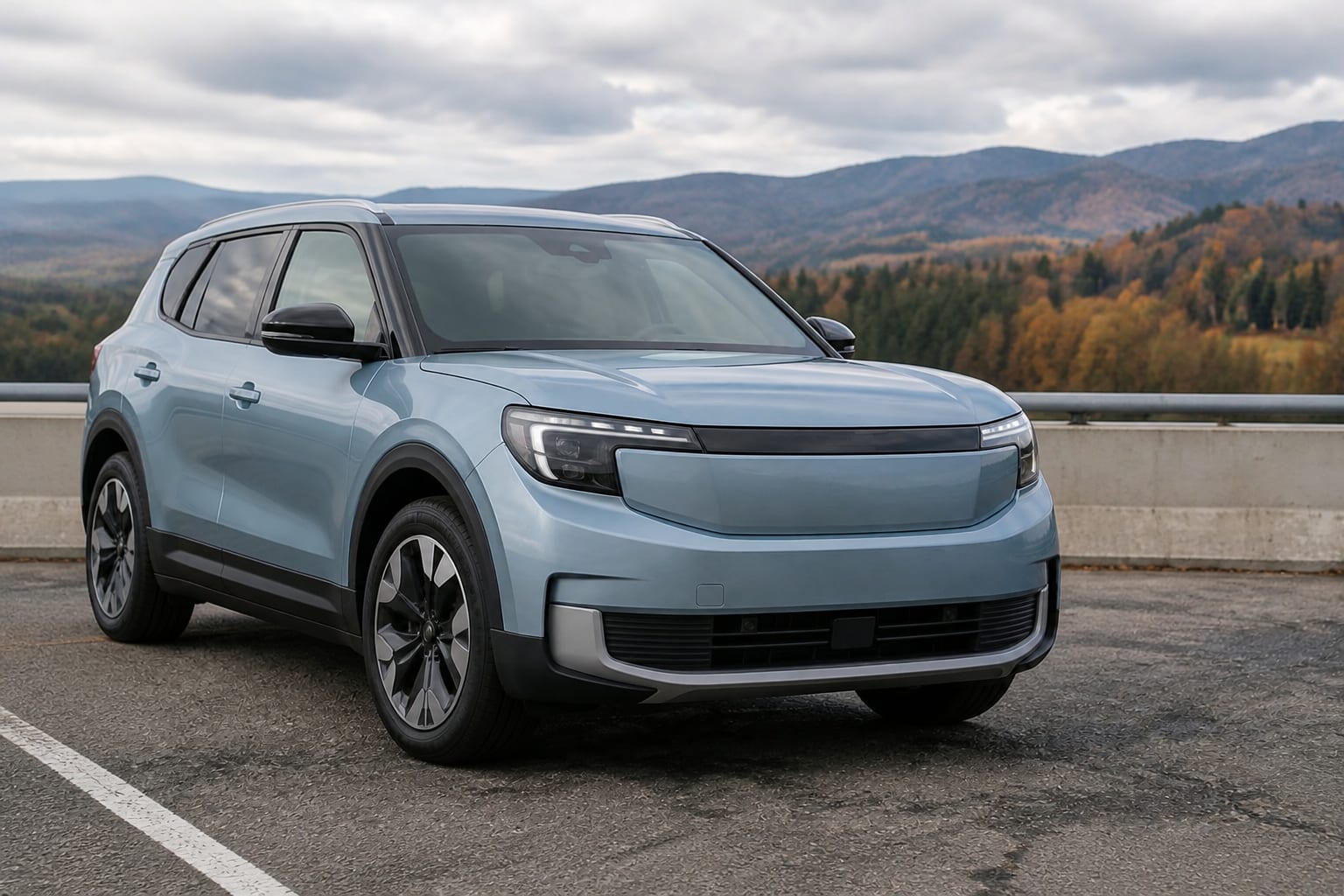 Mașină cu autonomie electrică ridicată