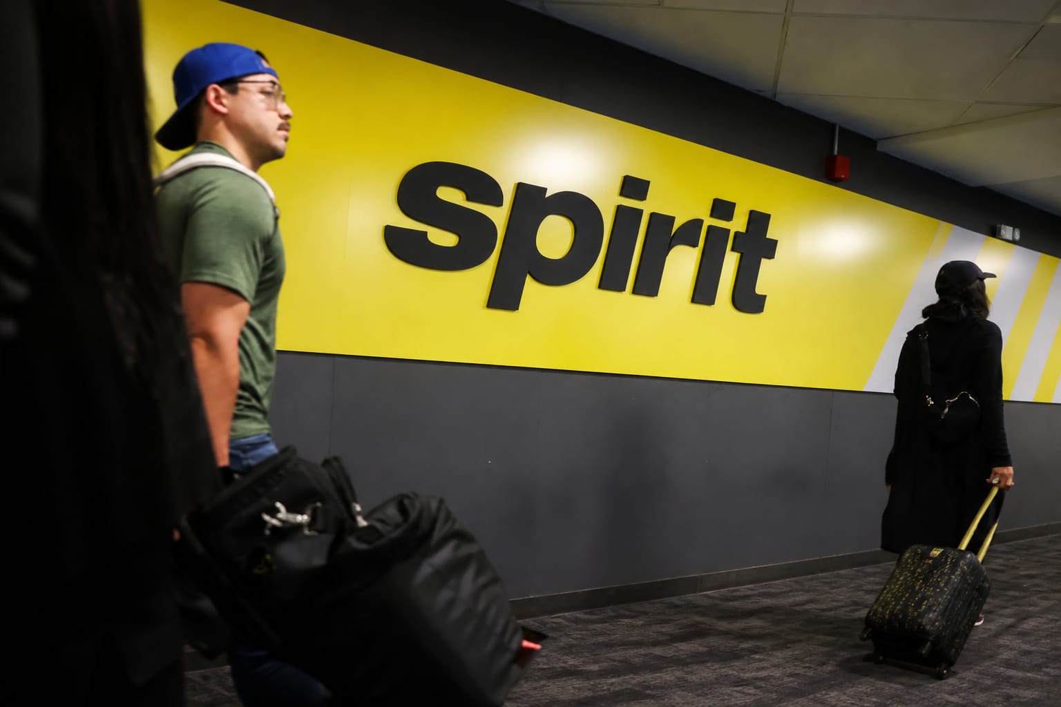 Panou publicitar Spirit Airlines